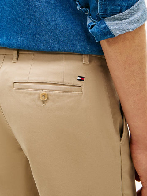 Tommy Hilfiger Men's Khaki Mercer Stretch Shorts | Tommy Hilfiger In Lebanon