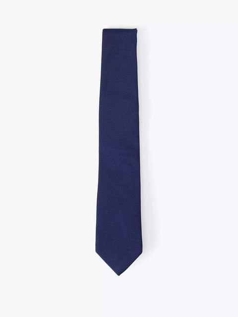Tommy Hilfiger Men's Navy Solid Silk Tie |Tommy Hilfiger In Lebanon