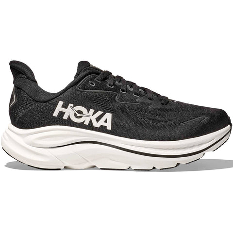 Hoka Men's Black & White Clifton 10 Sneakers |Hoka In Lebanon