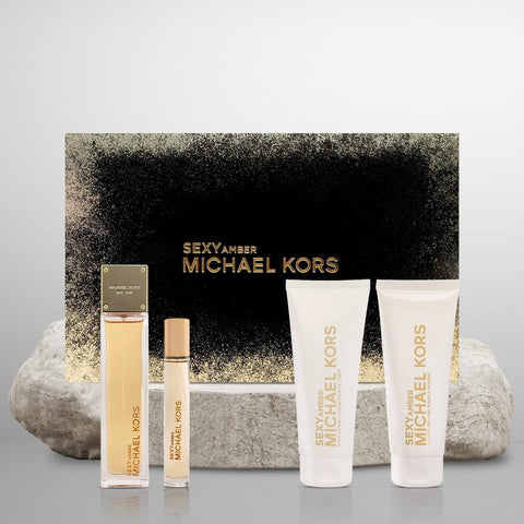 Michael Kors Sexy Amber For Women's 4 Pcs Gift Set | Michael Kors In Lebanon