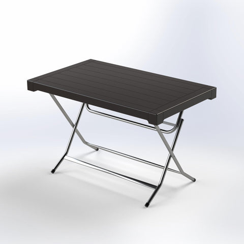 3MPlast Milano 2 Rectangular Foldable  Table 125*75cm  '3M-MIL02