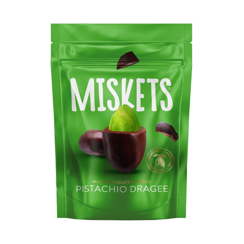 Miskets Milk Chocolate Pistachio Dragee 70g | Miskets In Lebanon