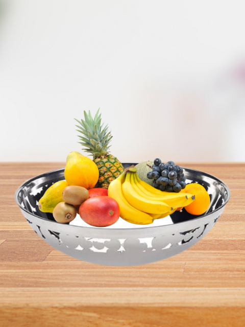 Mori Italy FRUIT BOWL BASKET GIOCO CUORE 18/10 STAINELSS STEEL 4870