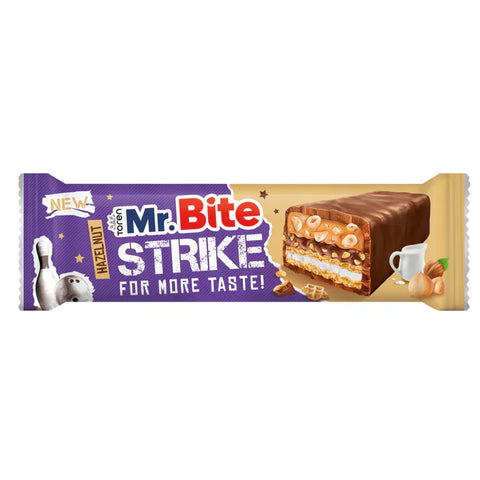 Mr. Bite Strike Milk Chocolate Hazelnut 37g | Mr. Bite In Lebanon