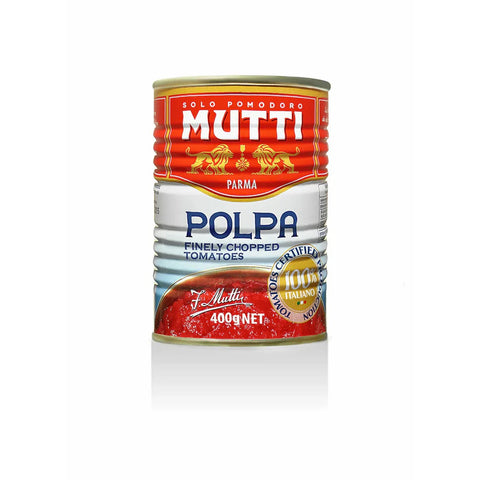 Mutti Finely Chopped Tomatoes Tin 400g | Mutti In Lebanon