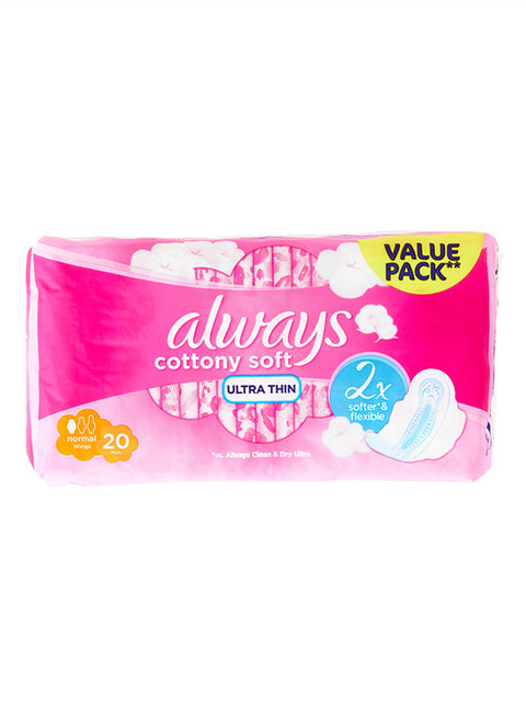 Always Cottony Soft Ultra Thin 20 pads