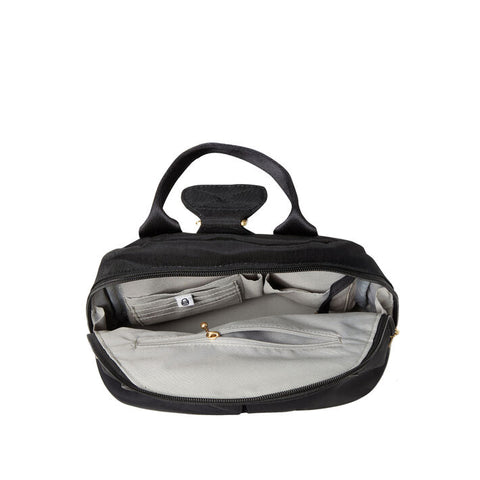 Baggallini Women's Black & Gold Naples Convertible Backpack | Baggallini In Lebanon