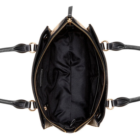 Nine West Women's Beige/Black  Innes Satchel Shoulder Bag | Nine West  in Lebanon