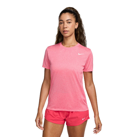 Nike Women's Pink Heather Dri-FIT Short-Sleeve T-Shirt | Nike In Lebanon
