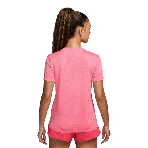 Nike Women's Pink Heather Dri-FIT Short-Sleeve T-Shirt | Nike In Lebanon