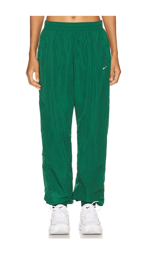 Nike Women's Green Over Sized Sportswear Essential Mid-Rise Oversized Woven Jogger Pants | Nike In Lebanon