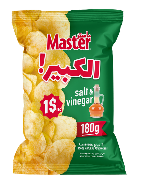 Master Salt & Vinegar Chips 180g