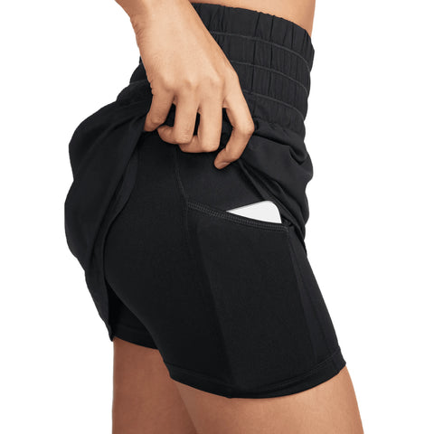 Nike One Women's Black Dri-FIT Ultra High-Waisted Skort | Nike One In Lebanon