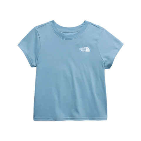 The North Face Women's Steel Blue Evolution Cutie Cotton T-Shirt | The North Face In Lebanon