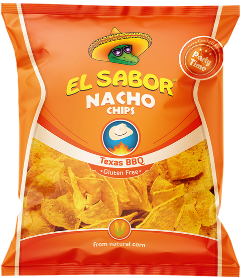 El Sabor Texas Barbeque Nacho Chips 100g | El Sabor  In Lebanon