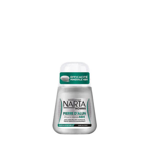 Narta deodorant bottle on a white background