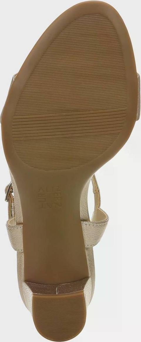 Naturalizer Women's Gold Bristol Heeled Sandal | Naturalizer In Lebanon
