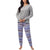 Nautica Woman's Multicolor Fleece Pajama Set