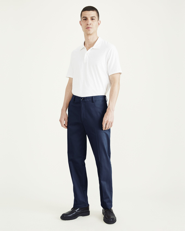 Dockers Men's Navy Classic Fit with Stain Defender Pant |Dockers In Lebanon