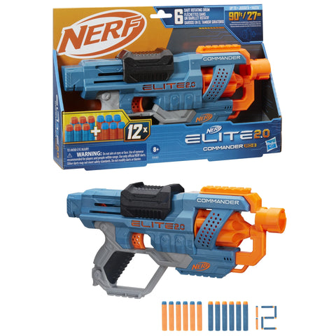Hasbro Gaming Nerf Elite 2.0 Commander RD-6 Blaster | Hasbro Gaming In Lebanon