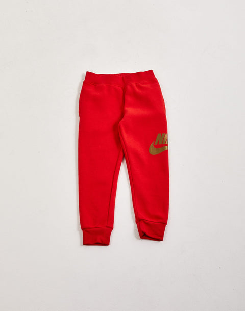 Nike Boy's Red Fleece Logo Printed Sweatpant |Nike In Lebanon