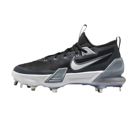 Nike Men's Grey/Black Force Zoom Trout 9 Elite Baseball Cleats Sneakers | Nike in Lebanon