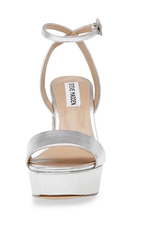 Steve Madden Women's Sliver Lasher Metallic Embellished Heel |Steve Madden In Lebanon