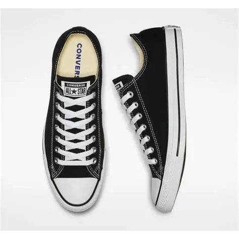 Converse Unisex Black All Star OX Sneakers | Converse In Lebanon