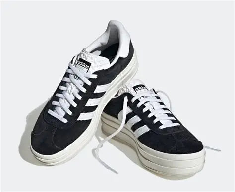 Adidas Women's Black-White Originals Gazelle Bold W Sneakers |Adidas In Lebanon