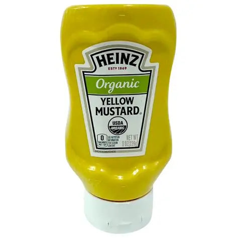 Heinz Organic Yellow Mustard 226g  | Heinz In Lebanon
