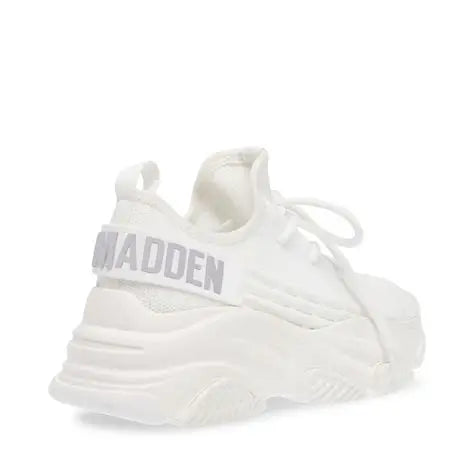 Steve Madden Women's White Jprotege Sneakers |Steve Madden In Lebanon