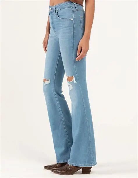 Levi's Women's Blue 726 Flare Light High Rise Flare Jeans |Levi's In Lebanon