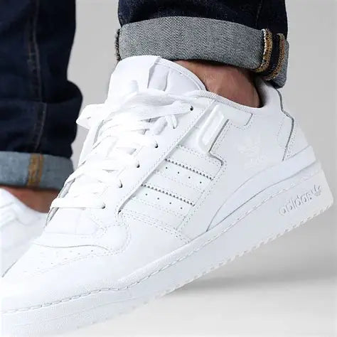 Adidas Men's White Forum Low Sneakers | Adidas In Lebanon