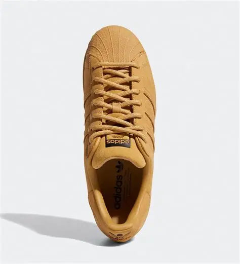 Adidas Men's Tan Superstar Sneakers | Adidas In Lebanon