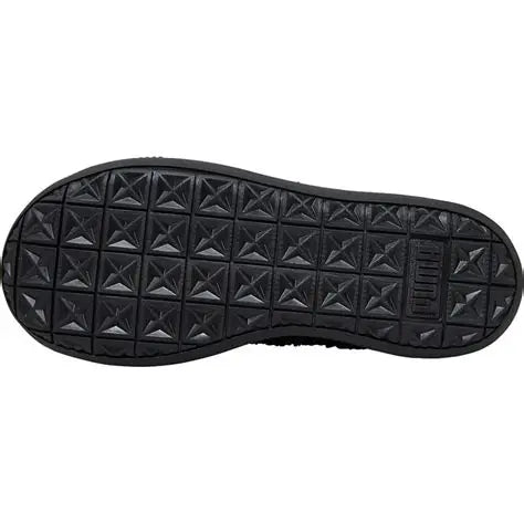 Puma Women's Black Suede Mayu Slip-on Teddy Sneakers | Puma In Lebanon