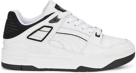 Puma Kids White & Black Slipstream Lace Up Sneakers |Puma In Lebanon