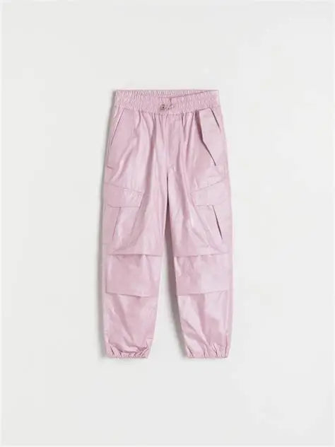 Reserved Girl's Dusty Rose Elastic Waistband Pant | Reserved In Lebanon
