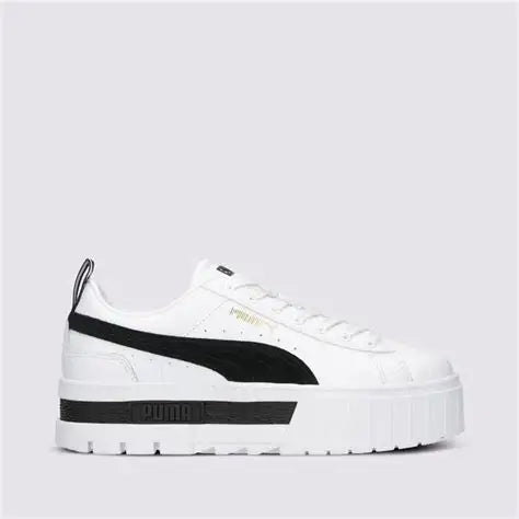 Puma Women's White & Black Mayze Sneakers | Puma In Lebanon