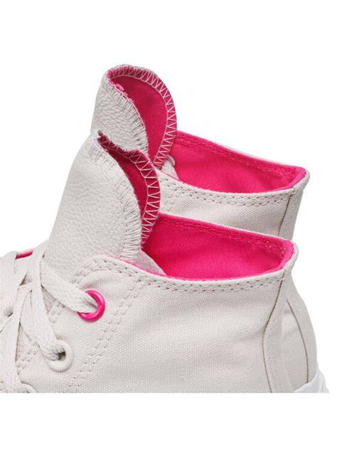 Converse Women's Pink & White Chuck Taylor All Star Lift 2X High Pale Putty |Converse In Lebanon