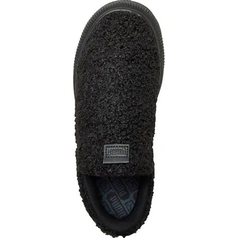 Puma Women's Black Suede Mayu Slip-on Teddy Sneakers | Puma In Lebanon