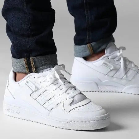 Adidas Men's White Forum Low Sneakers | Adidas In Lebanon
