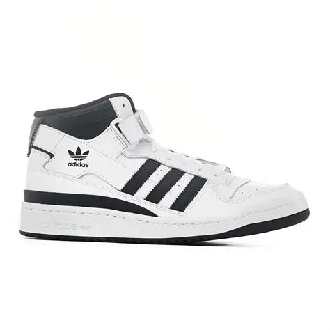 Adidas Unisex Black & White Forum Mid Sneakers | Adidas In Lebanon