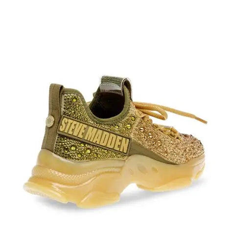 Steve Madden Women's Green Olive Fabric Mistica Sneakers | Steve Madden In Lebanon