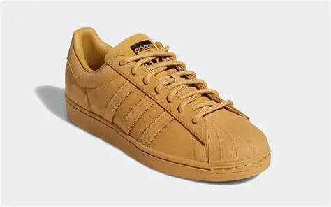 Adidas Men's Tan Superstar Sneakers | Adidas In Lebanon