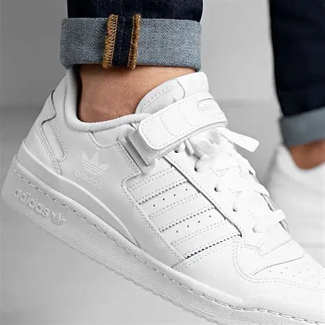 Adidas Men's White Forum Low Sneakers | Adidas In Lebanon
