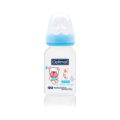 Optimal Bottle Narrow Neck- Orthodontic Nipple 140ml(0m+)  (OPB-1024) | Optimal In Lebanon