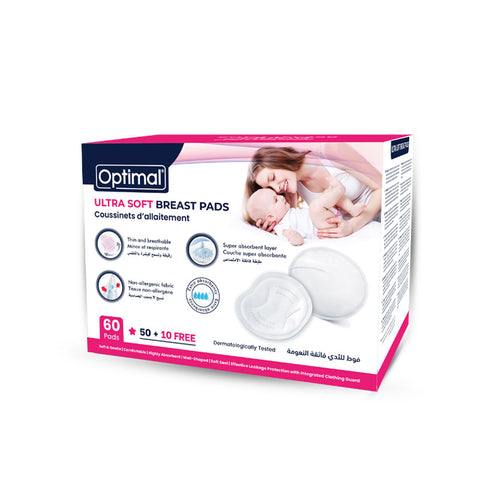 Optimal Ultra Soft Breast Pads 50+10 Pads FREE (OPB-1051) | Optimal In Lebanon