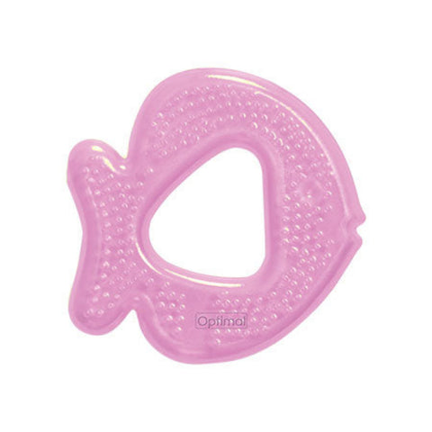 Pink gel ring with 'Optimal' branding on a white background