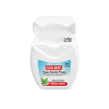 Cleo-Dent Tape Dental Floss 32.8yd/30m opd-2009| Cleo-Dent In Lebanon