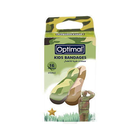 Optimal Kids Bandages 16 Bandages Sterile (OPH-385) | Optimal In Lebanon
